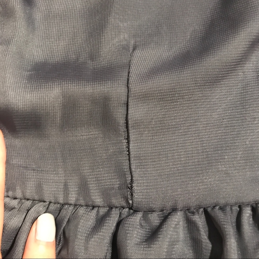 Grey Ruffle Dress - Picture 7 of 8